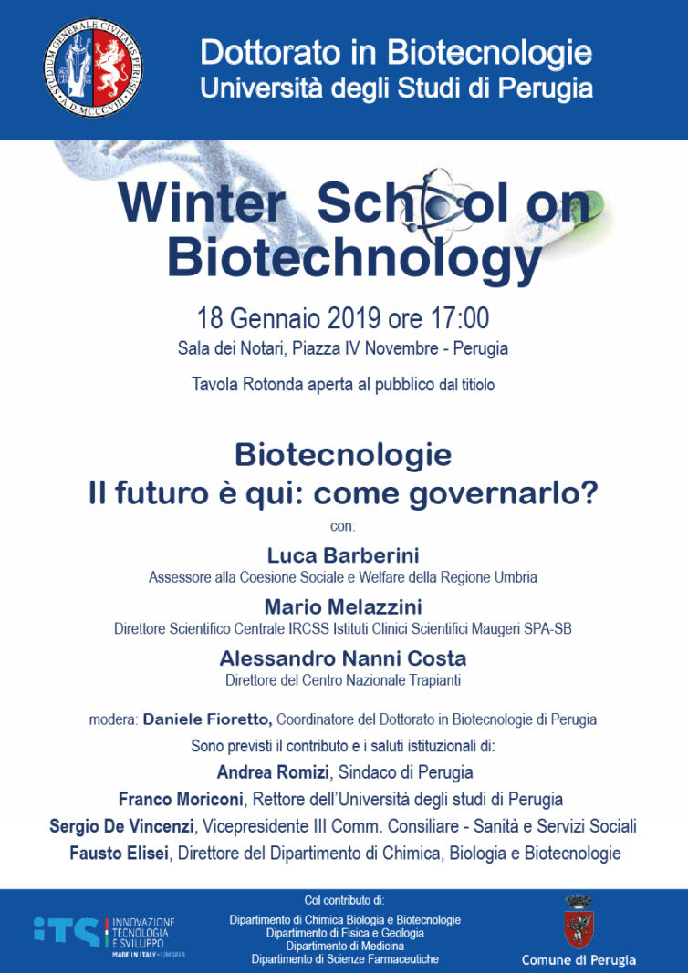 Winter School on Biotechnology 2019